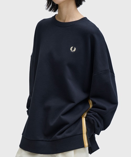 トレーナー スウェット Tape Detail Sweatshirt／テープディテールスウェットシャツ レディースの画像