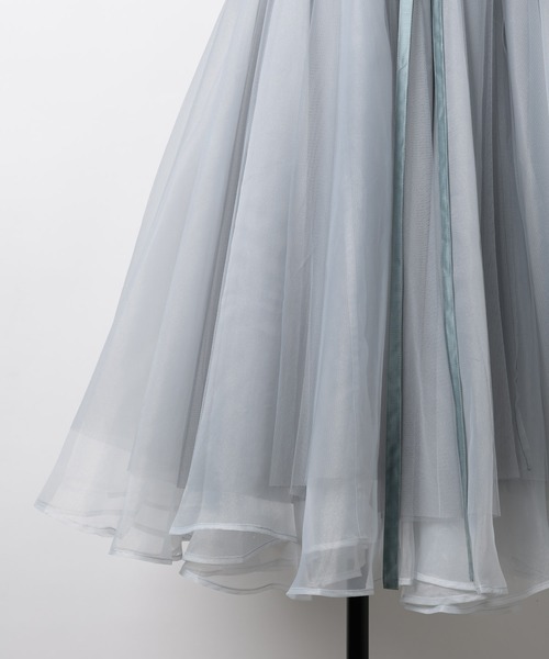 「J1U by LA BELLE ETUDE」 フレアスカート FREE スモークピンク レディース_画像6