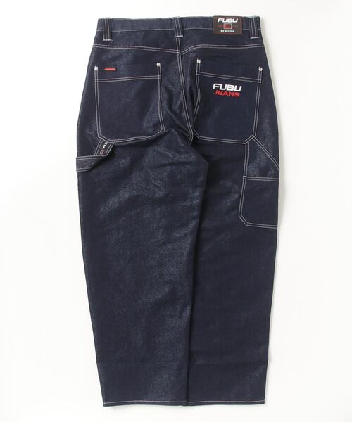 「FUBU」 デニムパンツ 38inch ネイビー メンズ_画像3