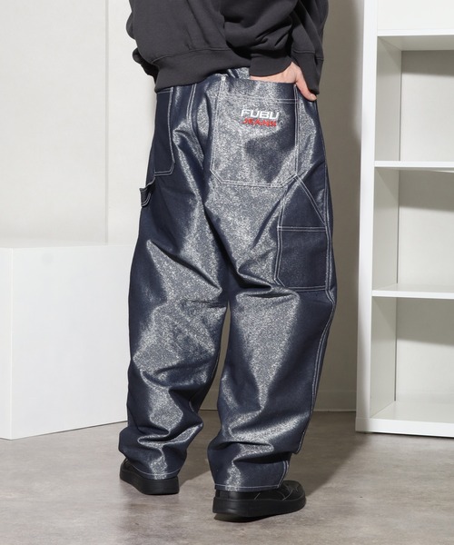 「FUBU」 デニムパンツ 38inch ネイビー メンズ_画像8