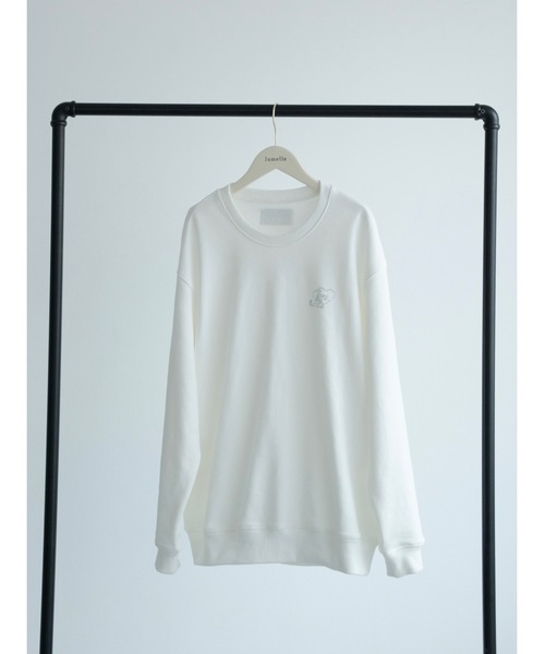 「JUMELLE」 スウェットカットソー FREE ホワイト レディース_画像2