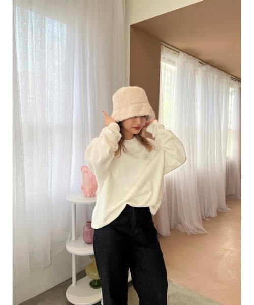 「JUMELLE」 スウェットカットソー FREE ホワイト レディース_画像7