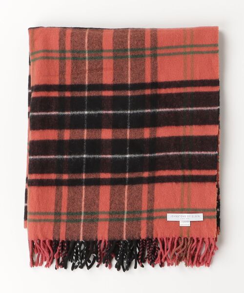 Johnstons of Elginチェック柄 マフラー！！新品未使用！！ Johnstons of Elgin（ジョンストンズ オブ エルガン） カシミヤ