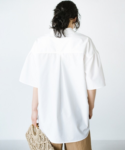 「haco!」 半袖シャツ SMALL ブルー レディース_画像8