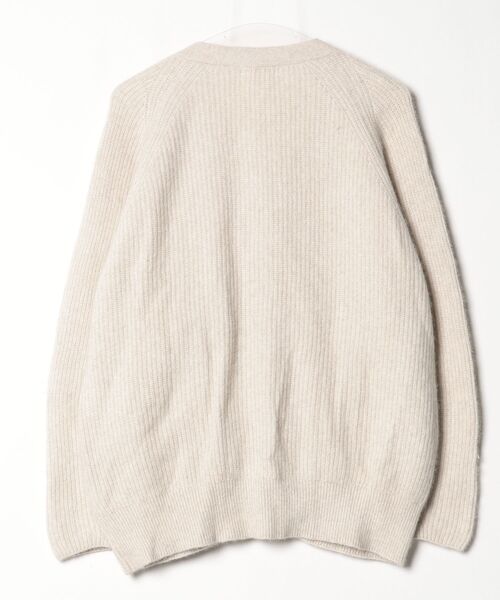 「SALON adam et rope'」 ニットカーディガン FREE ベージュ レディース_画像2