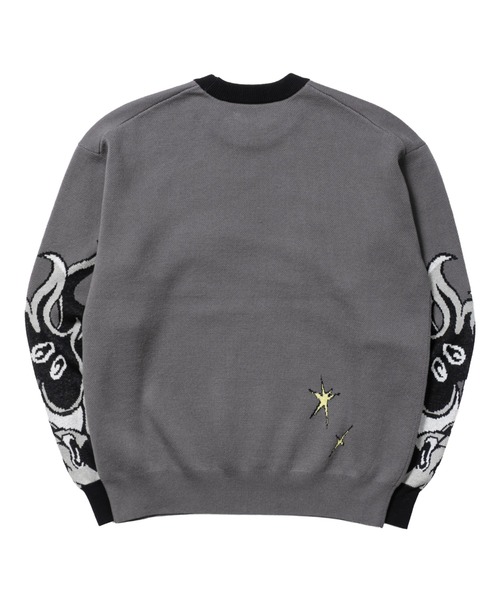 セーター ニット 田中かえ Jacquard Sweater メンズ レディースの画像