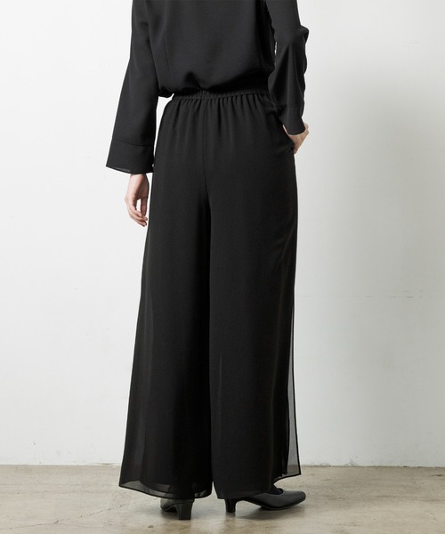 セレモニースーツ スラックス パンツ 「喪服・礼服」「洗える」ブラックフォーマル パンツ/卒業式（卒園式）入学式（入園式）七五三・お宮参り レディース_2