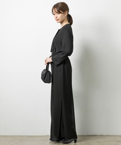 セレモニースーツ スラックス パンツ 「喪服・礼服」「洗える」ブラックフォーマル パンツ/卒業式（卒園式）入学式（入園式）七五三・お宮参り レディース_4