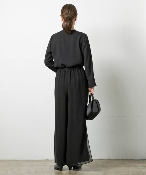 セレモニースーツ スラックス パンツ 「喪服・礼服」「洗える」ブラックフォーマル パンツ/卒業式（卒園式）入学式（入園式）七五三・お宮参り レディース_5