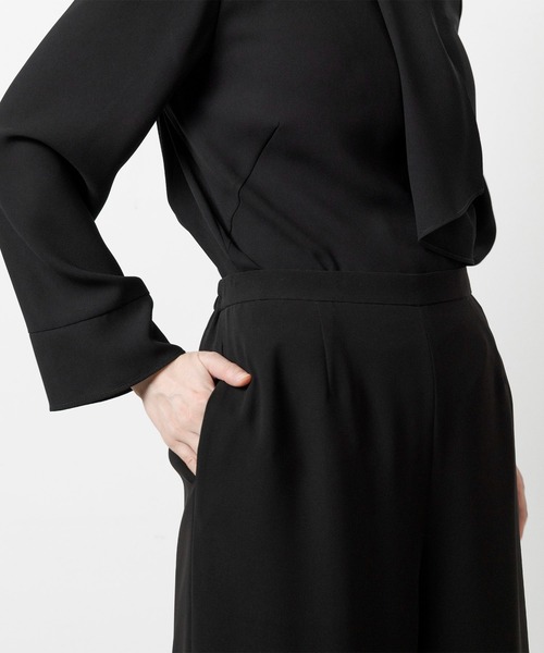 セレモニースーツ スラックス パンツ 「喪服・礼服」「洗える」ブラックフォーマル パンツ/卒業式（卒園式）入学式（入園式）七五三・お宮参り レディース_7