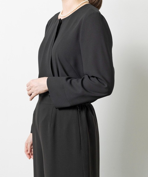 セレモニースーツ スラックス パンツ 「喪服・礼服」「洗える」ブラックフォーマル パンツ/卒業式（卒園式）入学式（入園式）七五三・お宮参り レディース_8