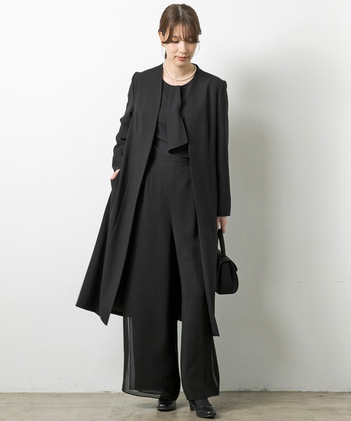 セレモニースーツ スラックス パンツ 「喪服・礼服」「洗える」ブラックフォーマル パンツ/卒業式（卒園式）入学式（入園式）七五三・お宮参り レディース_10