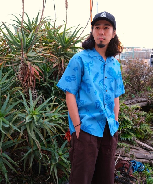 VOLCOM（ボルコム） シャツ 半袖 メンズ NOZAKA SS AOP SHIRT 半袖