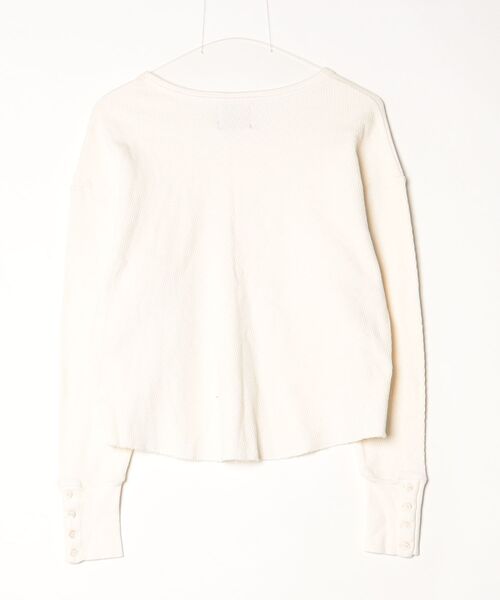 「LA PEAU DE GEM」 長袖カットソー FREE ホワイト レディース_画像2