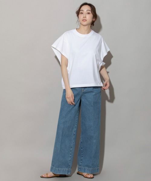 「Munich」 デニムパンツ S ネイビー レディース_画像2