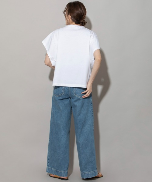 「Munich」 デニムパンツ S ネイビー レディース_画像3