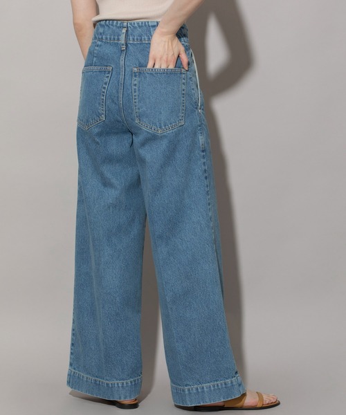 「Munich」 デニムパンツ S ネイビー レディース_画像9