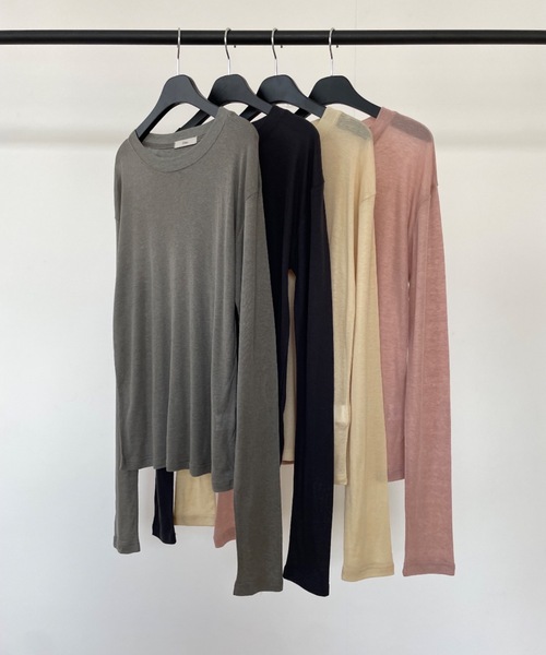「Didot.showroom」 長袖カットソー FREE ブラック レディース_画像6