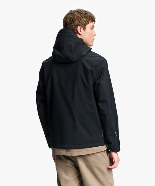 マウンテンパーカー ウインドブレーカー GORE-TEX ゴアテックス 防風 防水 透湿 2レイヤー ライトウェイト ショートフーデッドジャケットの画像
