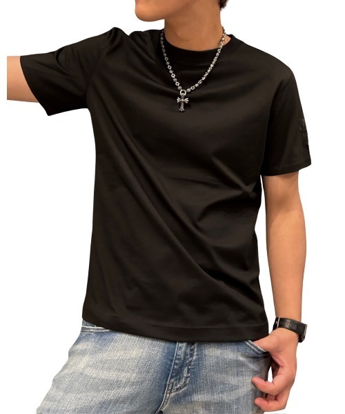 Cook jeans（クックジーンズ） tシャツ 袖口ダガー刺繍Tシャツ メンズ