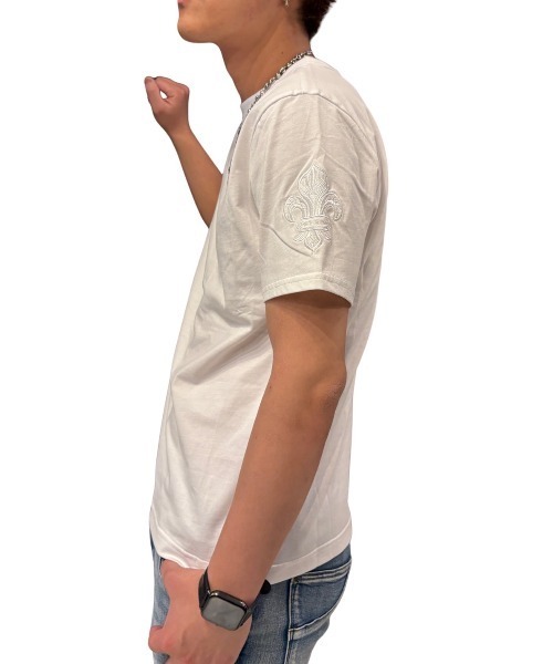 Cook jeans（クックジーンズ） tシャツ 袖口ダガー刺繍Tシャツ メンズ