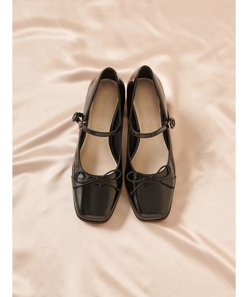 「Chacott」 パンプス「Chacottコラボ」 S ブラック レディース