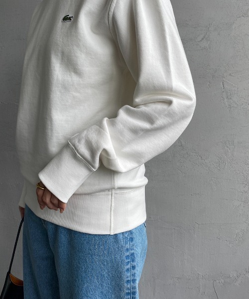 「LACOSTE」 スウェットカットソー 3 ネイビー レディース_4