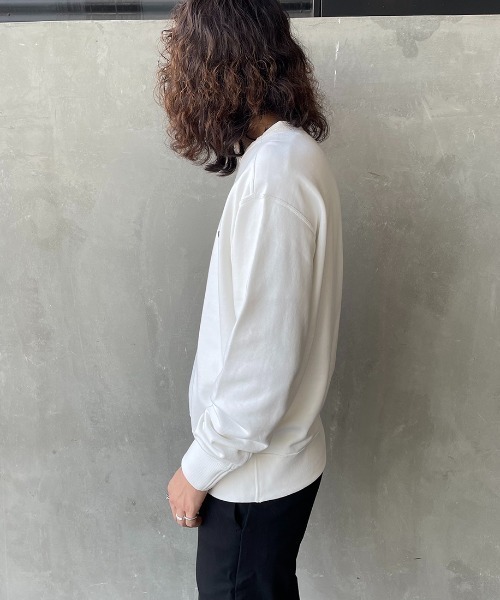 「LACOSTE」 スウェットカットソー 3 ネイビー レディース_8