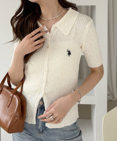 U.S. POLO ASSN.（ユーエスポロアッスン） サマーニット ニット