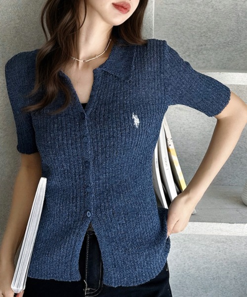 U.S. POLO ASSN.（ユーエスポロアッスン） サマーニット ニット