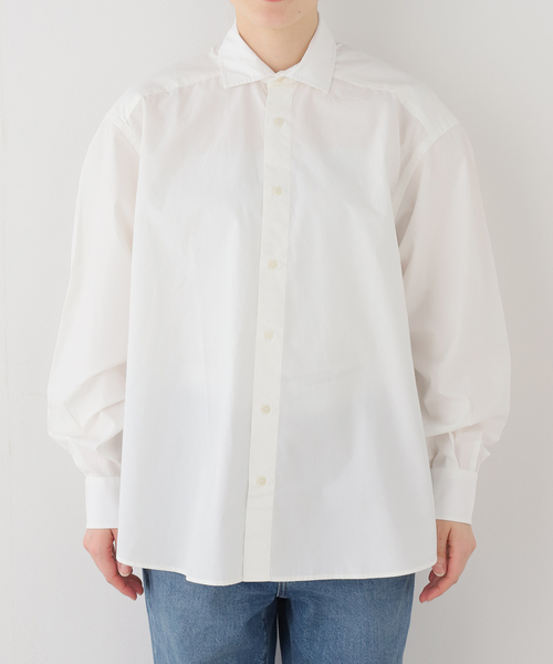 ブラウス シャツ 「BASERANGE/ベースレンジ」CLAUDE SHIRT シャツ レディースの画像