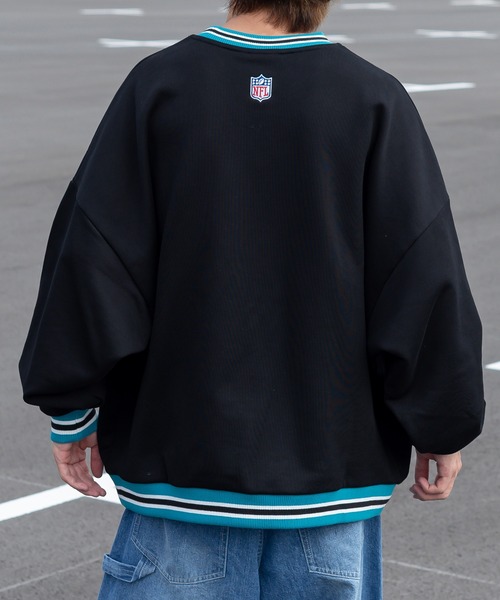 「Perushu」 スウェットカットソー「NFLコラボ」 LARGE グリーン メンズ_画像7