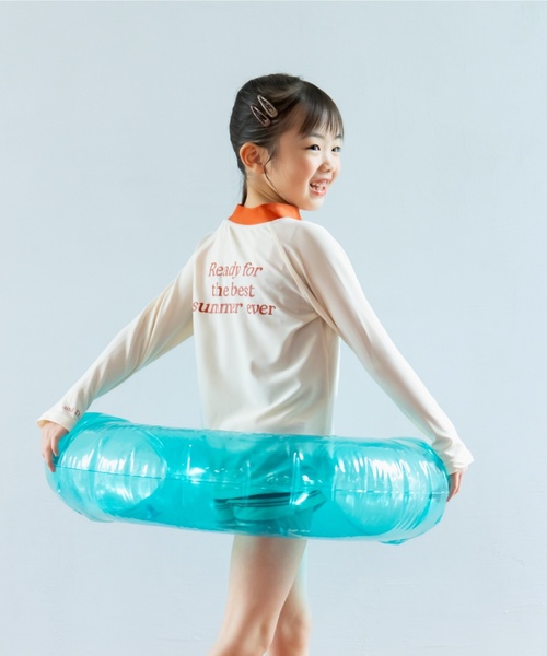 petit main and D. ラッシュガード 「SWIM」フィンガーホールつきZIP