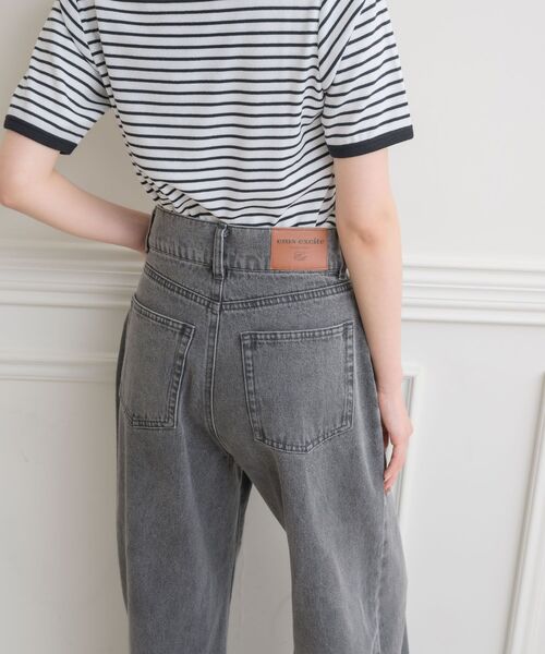 「ems excite」 デニムパンツ SMALL ブラック レディース_画像2