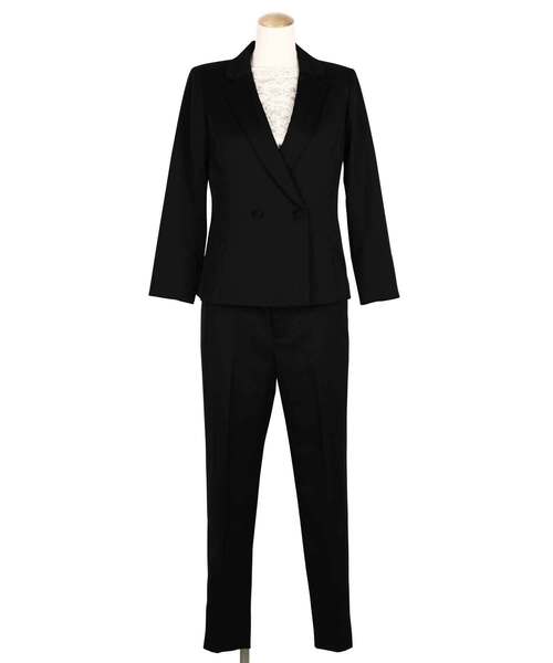 「DRESS LAB」 セットアップ S ブラック×ホワイト レディース_画像5