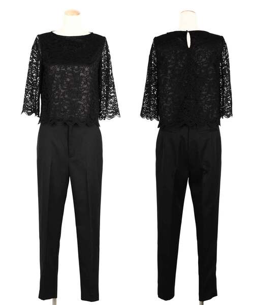 「DRESS LAB」 セットアップ S ブラック×ホワイト レディース_画像7