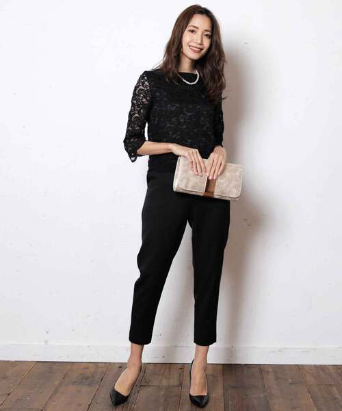 「DRESS LAB」 セットアップ S ブラック×ホワイト レディース_画像8