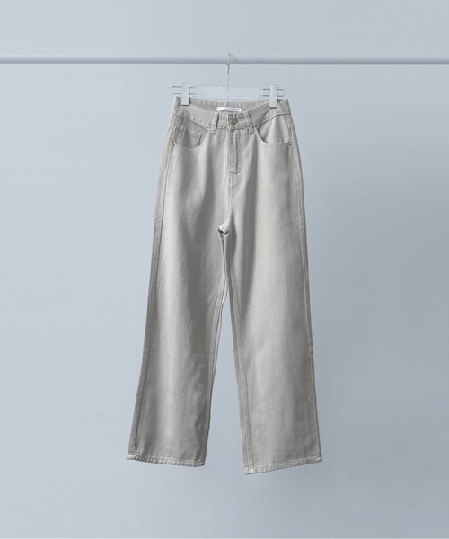 「on:nue」 パンツ MEDIUM ブラック レディース_画像2