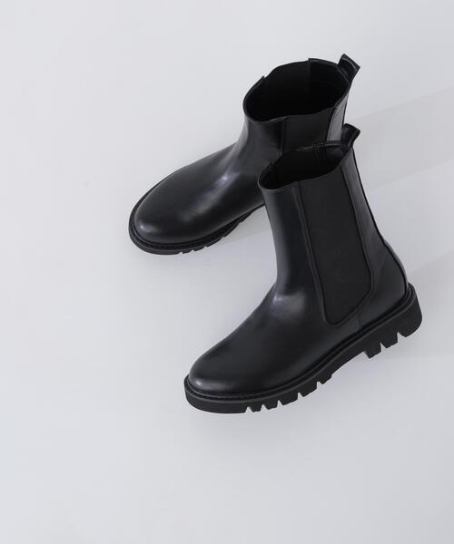 THEORY セオリー サイドゴア ブーツ チェルシーブーツ 36 NATURAL BEAUTY BASIC（ナチュラルビューティーベーシック） ブーツ
