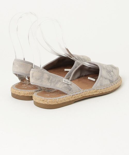 「TOMS」 フラットサンダル US6 グレー レディース_画像2