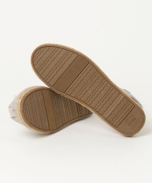 「TOMS」 フラットサンダル US6 グレー レディース_画像3