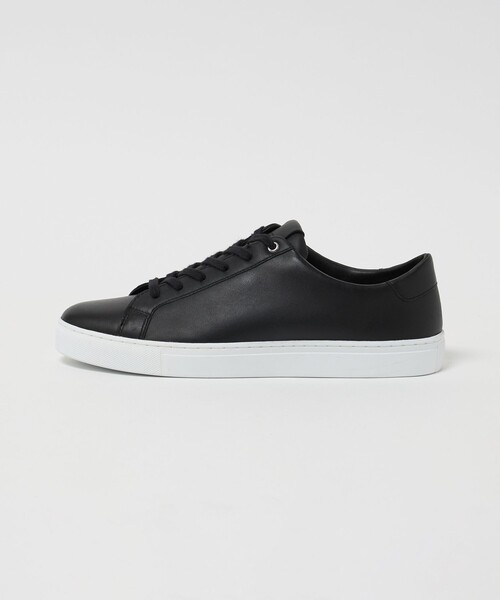 BEAUTY&YOUTH ブラックレザーシューズ US8 BEAUTY＆YOUTH UNITED ARROWS 撥水 防水 スニーカー スタンダード
