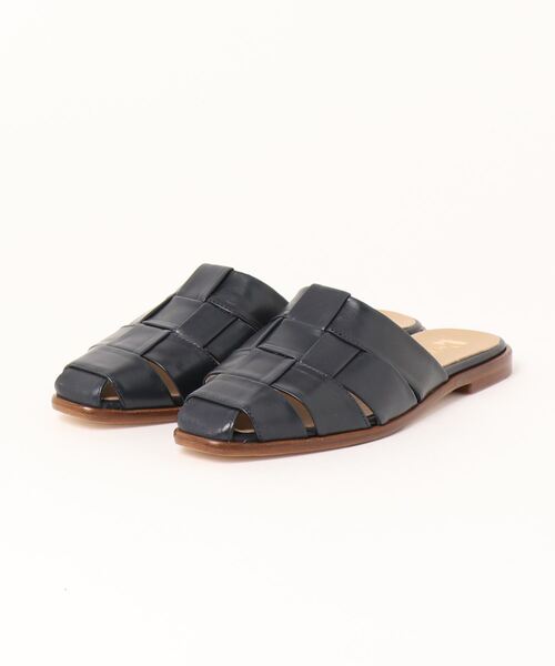 「PASCUCCI」 フラットサンダル 36 インディゴブルー レディース_画像2