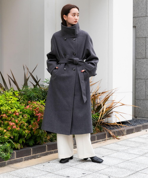 「SENSE OF PLACE by URBAN RESEARCH」 スラックス TALL チャコールグレー レディース_画像2