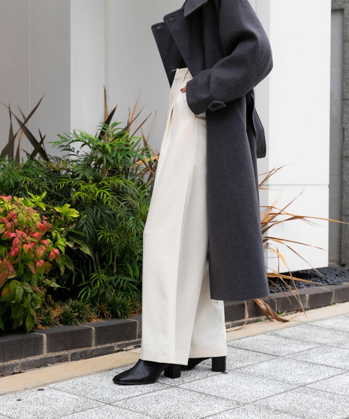 「SENSE OF PLACE by URBAN RESEARCH」 スラックス TALL チャコールグレー レディース_画像5