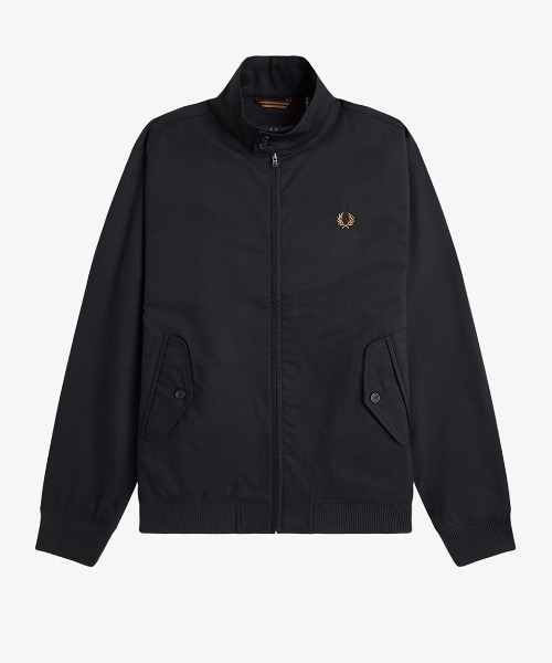 フレッドペリー ショートハリントンジャケット M ブラック FRED PERRY（フレッドペリー） ブルゾン アウター 「ZOZO限定