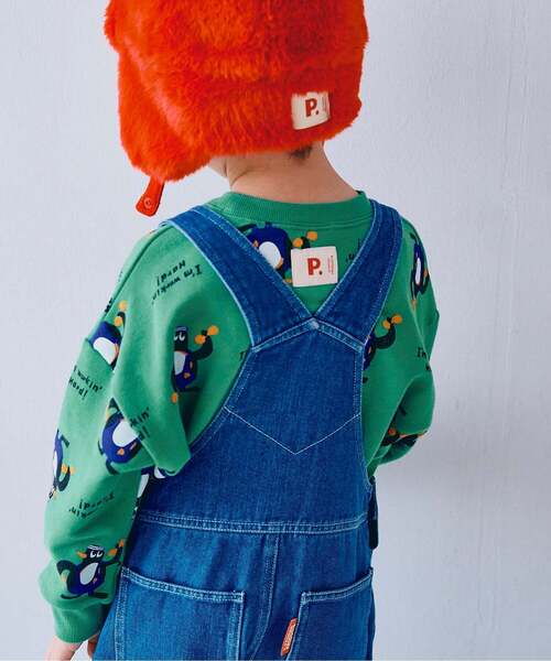 トレーナー monpoke モンポケ リブニット ポーズ キッズ 子供服