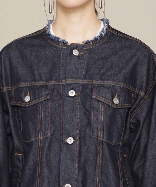 国産 ジャケット Gジャン CIRCLE DENIM ワイドノーカラーGジャン ZOZOTOWN PayPayモール店 - 通販 - PayPayモール 限定品安い
