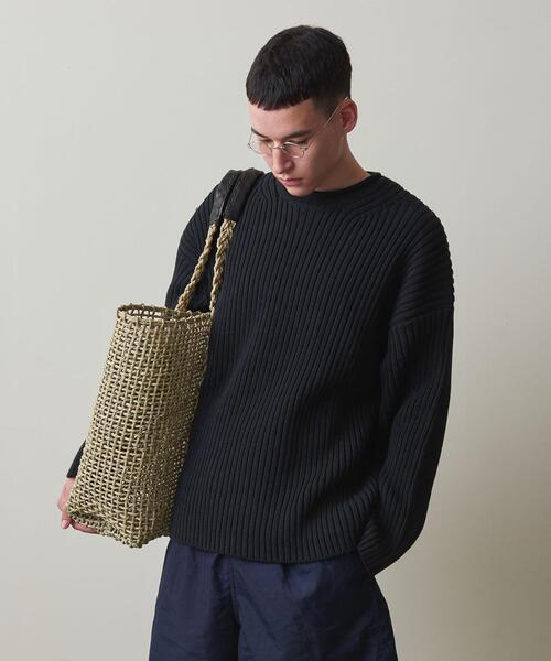 ニット ＜BATONER × Steven Alan＞ RIB CN SWEATER/ニット