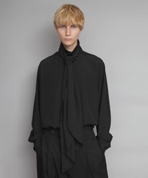 ATO（アトウ） シャツ Crepe de Chine SCARF SHIRT メンズ : ZOZOTOWN